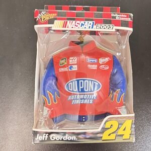 Vtg Jeff Gordon 24 NASCAR Ornament Jacket Winners Circle Racing Keepsake 2003‎